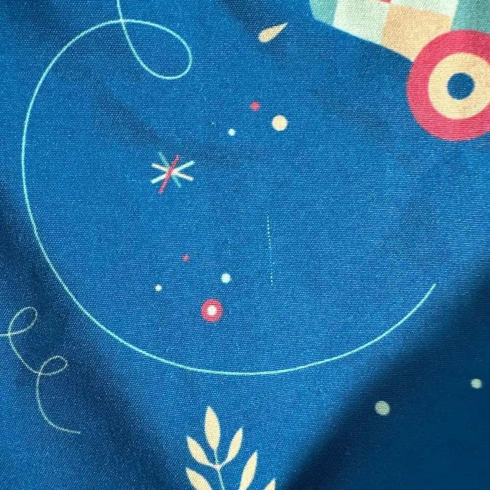 Johnny Cupcakes All-Over Print Cannon and Knife Pattern Swim Boardshorts